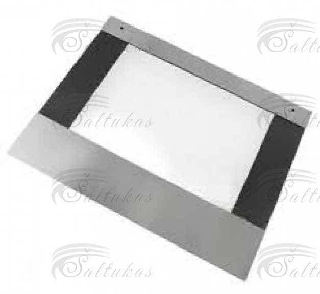Orkaitės AEG, ELECTROLUX priekinis ,išorinis durų stiklas, 591,5×457,5mm,org. FRONT GLASS,INOX,FRAME,591,5X4 Orkaičių durų stiklai ,kaitlenčių stiklokeramikiniai paviršiai