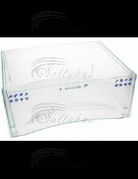 Šaldytuvo LIEBHERR nulinės zonos stalčius (daržovių, apatinis), 460x395x185mm Buitinių šaldytuvų laikikliai, stalčiai, lentynos ir kitos plastmasinės detalės