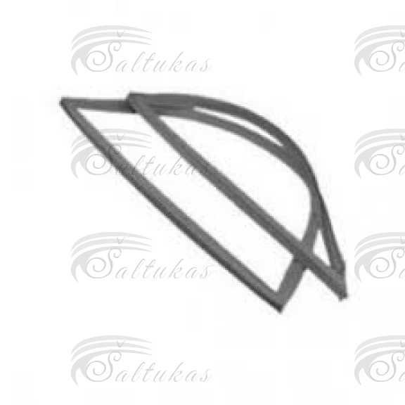 Šaldytuvo Liebherr durų tarpinė viršutinė .Plotis: 71,5 cm, aukštis: 1,127 m,orig.MAGNETIC DOOR GASKET GRAY CNES / CBNES 46.51 WITH MOUNTING MATERIAL Šaldytuvų durų tarpinės ir kt