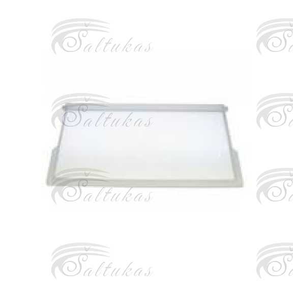 Šaldytuvo Smeg,Gorenje  lentynėlė komplekte su laikikleis 498x345mm, orig Buitinių šaldytuvų laikikliai, stalčiai, lentynos ir kitos plastmasinės detalės