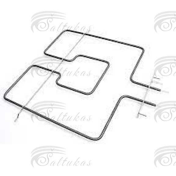Elektrinės orkaitės WHIRLPOOL/INDESIT,IKEA,BAUKNECHT  viršutinis tenas talpa: 1500 W, ilgis: 435 mm, plotis: 366 mm, ilgis flanšas: 150 mm, plotis jungės: 24 mm, jutiklio ilgis: 55 mm, atstumas: 55 mm, panardinimo gylis: 378 mm Orkaičių kaitinimo elementai
