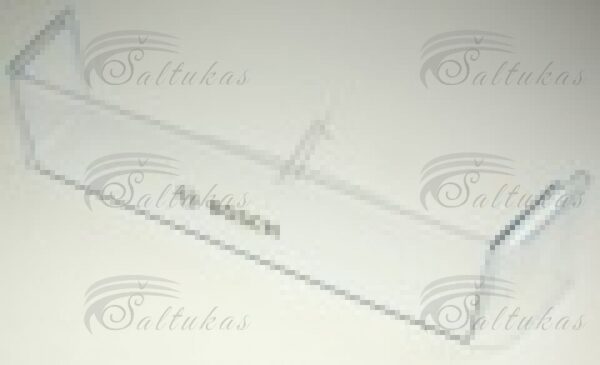 Šaldytuvo Boch Siemens durų apatinė lentynėlė 11,5x17x15,5cm.