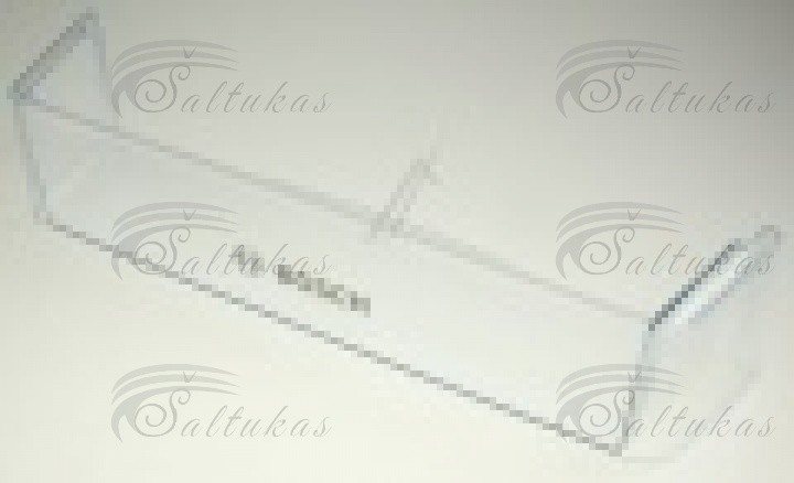 Šaldytuvo Boch Siemens durų apatinė lentynėlė 11,5x17x15,5cm. Buitinių šaldytuvų laikikliai, stalčiai, lentynos ir kitos plastmasinės detalės