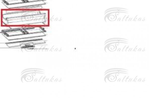 Šaldytuvo WHIRLPOOL,INDESIT, daržovių stalčiaus viršutinis, SP40802EU modeliams
