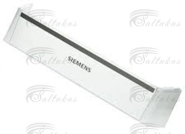 Šaldytuvo BOSCH / SIEMENS  durų apatinė lentynėlė 493x120x100mm