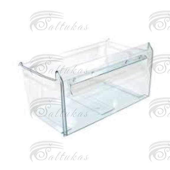 Šaldytuvo AEG, ELECTROLUX šaldiklio apatinis stalčius 405x235x205mm,orig. Buitinių šaldytuvų laikikliai, stalčiai, lentynos ir kitos plastmasinės detalės