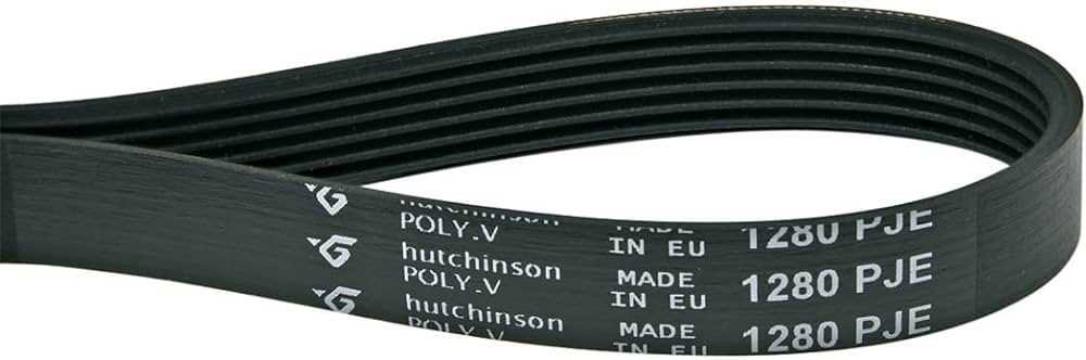 Washing machine strap 1280 J4, CANDY, INDESIT Skalbimo mašinų džiovyklių dirželiai