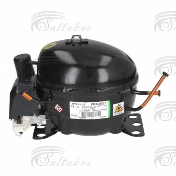 Kompresorius EMX32CLC R600, -35C (65W) iki -10C (212W), 5.96 cm3 Buitinių šaldytuvų kompresoriai