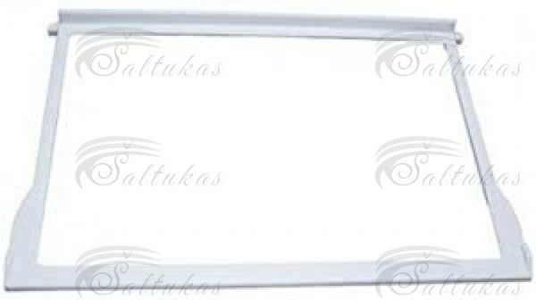 Šaldytuvo AEG, ELECTROLUX stiklinės lentynos plastikinis laikiklis/rėmelis, 520x345mm
