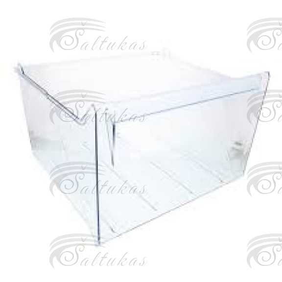 Šaldytuvo AEG, ELECTROLUX vidurinis šaldiklio stalčius 738mm261.5mm   ,S53110CNW2 modeliams ir kt Buitinių šaldytuvų laikikliai, stalčiai, lentynos ir kitos plastmasinės detalės