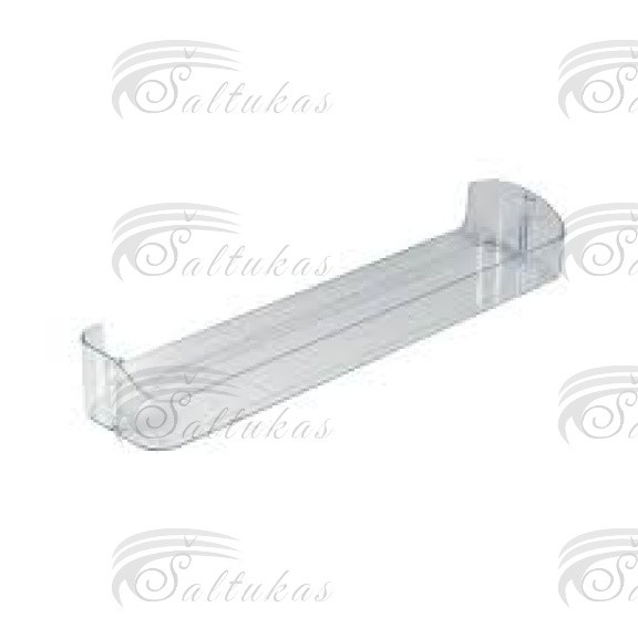Šaldytuvo SMEG, GORENJE apatinė butelių lentynėlė, 475x100x67mm Buitinių šaldytuvų laikikliai, stalčiai, lentynos ir kitos plastmasinės detalės