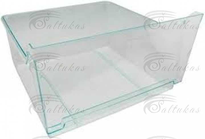 Šaldytuvo LIEBHERR daržovių stalčius (37,5x34x22cm) Buitinių šaldytuvų laikikliai, stalčiai, lentynos ir kitos plastmasinės detalės
