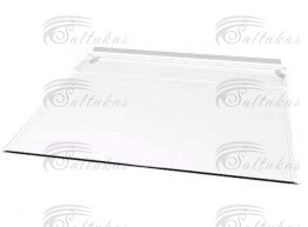Šaldytuvo BOCH ,SIEMENS stiklinė lentyna virš daržovių stalčiaus 455 x 428 mm