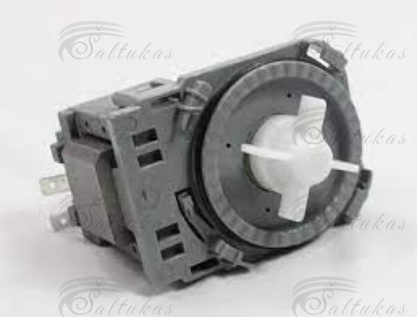 Indaplovės GORENJE, SMEG, FAGOR, BRANDT,MIDEA,TEKA,KENWOOD vandens išpylimo siurblys, Galia: 30W, įtampa: AC, 230V, Elektros jungtys: 6,3mm, alternatyva