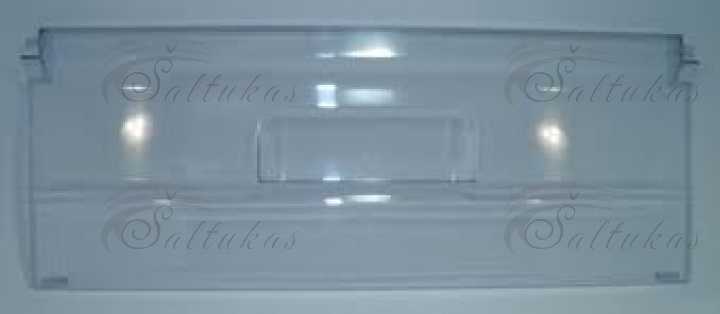 Šaldiklio stalčiaus viršutinės (atverčiamos) durelės SNAIGĖ, 475x185mm, F245, RF310, RF270, RF300, RF315, RF360, RF390 Buitinių šaldytuvų laikikliai, stalčiai, lentynos ir kitos plastmasinės detalės