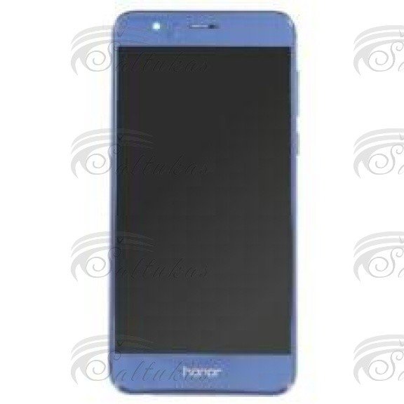 Telefono „HUAWEI HONOR“ skystųjų kristalų + lietimo mėlyna spalva 8 Telefonų, video kamerų akumuliatoriai dėkliukai apsaugiai stiklai ir kt dalys