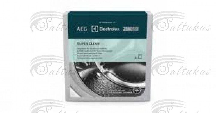 Nukalkinimo ir valymo priemonė skalbimo mašinoms Electrolux SuperClean, 2 vnt. x 50 gr Įrankiai, cheminės priežiūros medžiagos Barzdaskučių dalys ir kita įranga