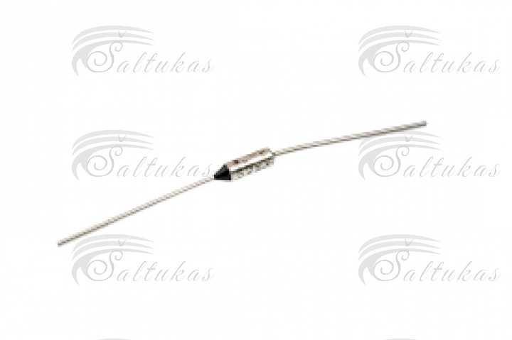 Termodaviklio varža 117°C-10A THERMAL FUSE 117°/10A -ROHS-CONFORM Šaldytuvų šaldiklių automobilinės buitinės pramoninės šaldymo įrangos dalys