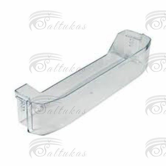 Šaldytuvo WHIRLPOOL/INDESIT,BAUKNECHT,SMEG durų lentynėlė 490 x 110 x 95 mm Buitinių šaldytuvų laikikliai, stalčiai, lentynos ir kitos plastmasinės detalės