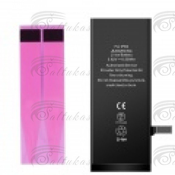 Telefono 3,82V-1715MAH AKUMULIATORIUS, SKIRTA IPHONE 6S LIPNIOJI JUOSTOS ĮSKAIČIUOTA. Telefonų, video kamerų akumuliatoriai dėkliukai apsaugiai stiklai ir kt dalys