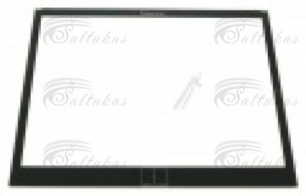 Orkaitės AEG, ELECTROLUX, ZANUSSI vidurinis  durų stiklas, su šilkografija, Pyroluxe System, 499x388,5mm
