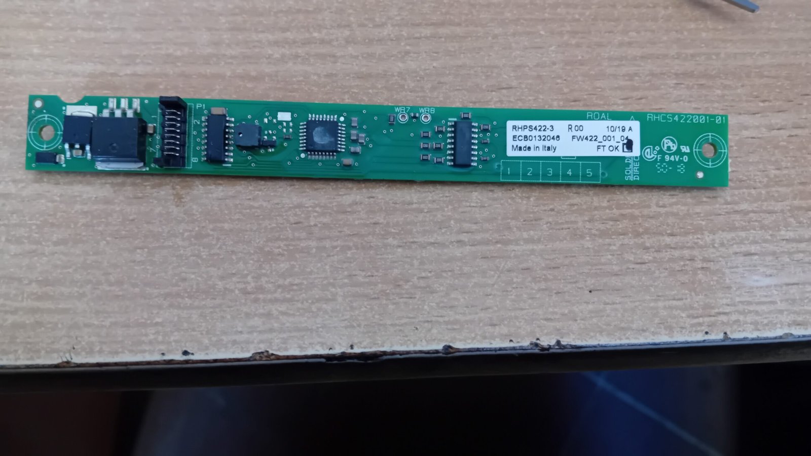 Gartraukio ELECTROLUX / AEG ,ELICA mygtukų elektronika. PCB INBOX/MORAN 5B_RED MICS8 PS422 Gartraukių filtrai varikliai ir kt dalys