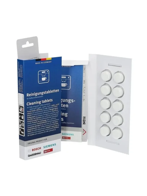 Valymo tabletės kavos aparatams BOSCH, SIEMENS, 10 vnt x 2,2gr, originalas. - Image 4