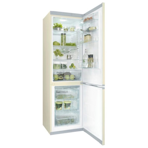 Naujas šaldytuvas Snaigė ,RF58SM-S500NE0,baltos spalvos,Matmenys (AxPxG): 1945 x 600 x 650 mm Bendra talpa: 310 l - Image 2