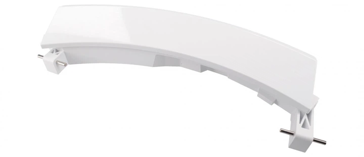 Durų rankenėlė BOSCH, LOGIXXX 8 ir kitiems naujiems modeliams, balta, orig. Skalbimo mašinų durų rankenėlės, kabliukai