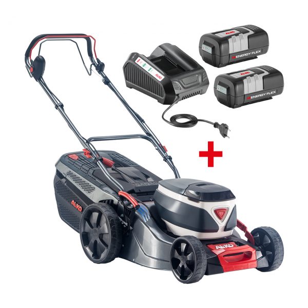 AL-KO 36 V ENERGY FLEX Akumuliatorinė vejapjovė 46.2 Li SP Comfort su 2 Baterija ir įkrovikliu