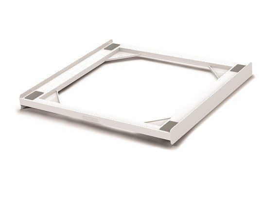 Universalus skalbyklės ir džiovyklės sujungimo rėmelis, 60 cm pločio ir 60 cm gylio.MELICONI.TORRE STYLE L60 BUILD-IN FRAME Skalbimo mašinų antivibraciniai padai įmontavimo rėmai ir kitos dalys
