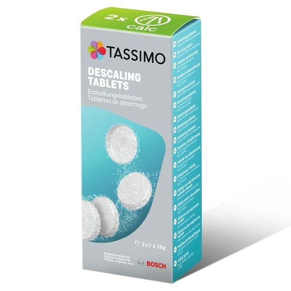 Kavos aparato BOSCH/SIEMENS nukalkinimo tabletės TASSIMO Kavos aparatų priežiūros priemonės,tepalai ir kitos dalys