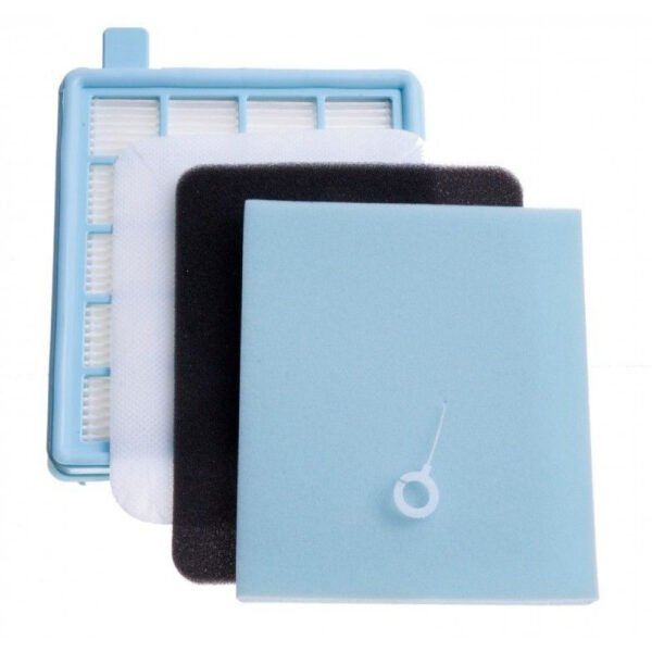Dulkių siurblio HEPA filtras PHILIPS, 146x126x35mm, komplektas (1 x hepa filtras, 1 x "clean air filtras", 2 išmetimo poroloniniai filtrai), alternatyva - Image 3