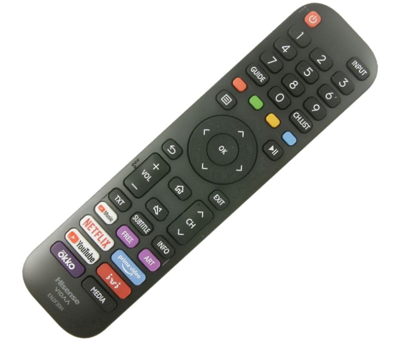 Televizoriaus HISENSE pultelis. EN2F30H REMOTEENFH Televizorių , vartų oro valdymo pulteliai ir kt dalys