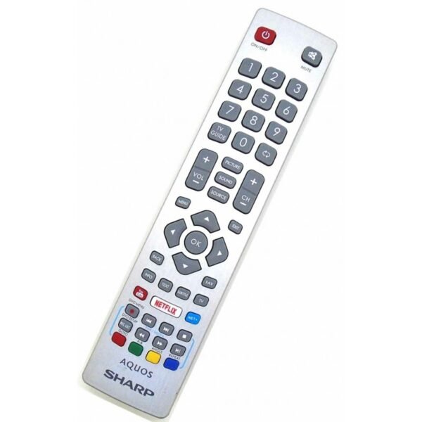 Televizoriaus SHARP pultelis.DM-1829 RC SHP/WEEE/SILVER/SLIM/IR/SMART/NETFL/D