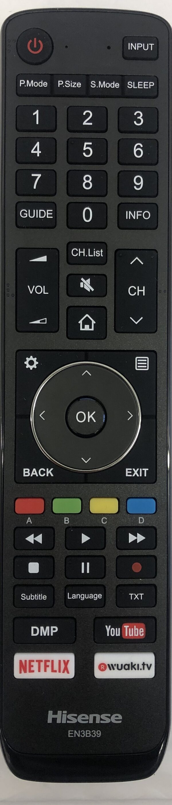 Televizoriaus HISENSE pultelis. REMOTE CONTROL\EN3B39\HISENSE\ROH - Image 2