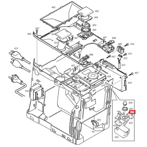 Mikrojungiklis D41X 125-250VAC kod.66623,JURA,MELITTA,BOSCH/SIEMENS kavos aparatams - Image 2
