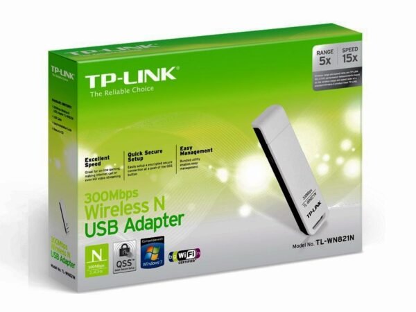 Bevielio tinklo adapteris TP-Link TL-WN821N .KEY WIFI USB 2.0 TP-LINK TL-WN821N (N) - Image 2