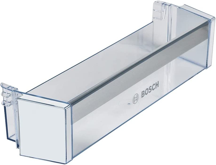 Šaldytuvo BOSCH, SIEMENS durų lentynėlė (apatinė), 472x100mm, orig. Šaldytuvo BOSCH, SIEMENS durų lentynėlė (apatinė), 472x100mm, orig. Buitinių šaldytuvų laikikliai, stalčiai, lentynos ir kitos plastmasinės detalės