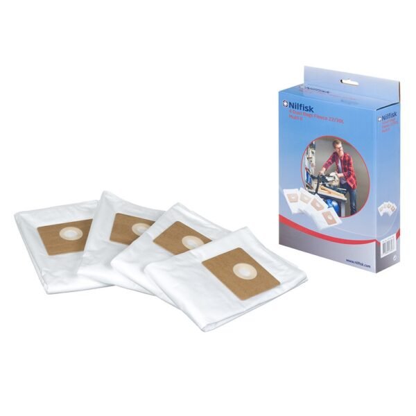 Dulkių siurblio NILFISK maišeliai,4vnt.DUSTBAG X4 FLEECE 22L/30L