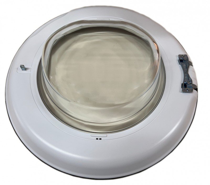 Skalbimo mašinos HISENSE/GORENJE durelės komplekte su vyriu ,orig. DOOR KPL ST BE/R PS-15 KPL Skalbimo mašinų įkrovos durelės rėmeliai ir stiklai