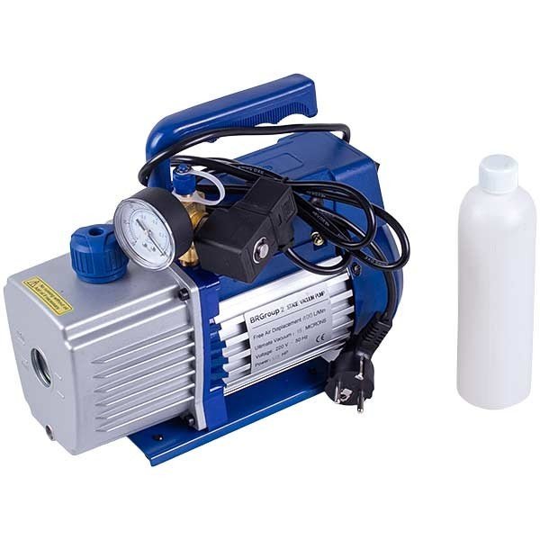 Vacuum pump,VP-100-2-VS, 50/60Hz, 100l/min-114l/min, 1/3HP, 275x120x235mm, 1440-1720 rpm, 7.2kg, 2-stage Įrankiai, cheminės priežiūros medžiagos Barzdaskučių dalys ir kita įranga
