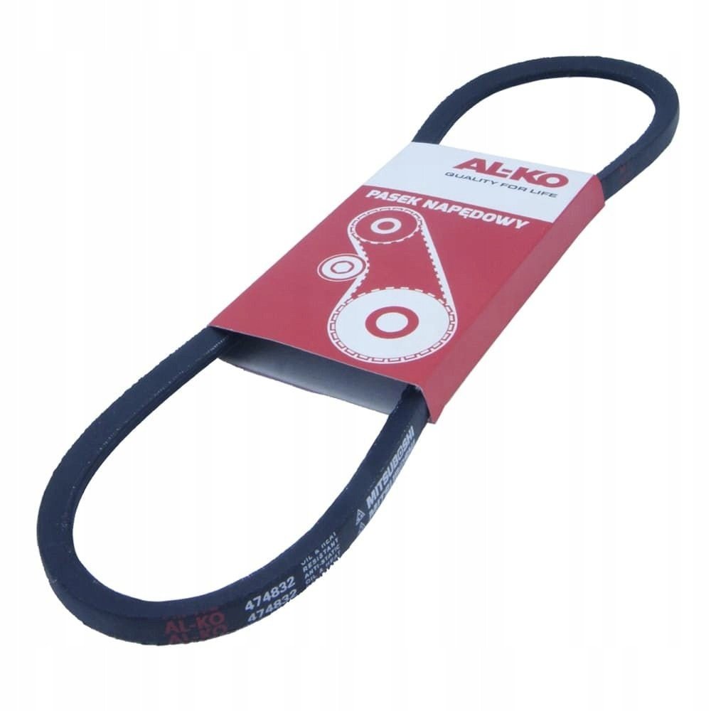 For trimmer AL-KO strap 474832 SPZ 812 Lw 474832 for AK119812, AK119813, AK119801, width 10mm, inner length 774mm, outer length 825mm AL-KO, BOSCH ROTAK, GARDENA Žoliapjovių, trimerių, pjūklų, vandens siurblių ir hidroforų atsarginės dalys
