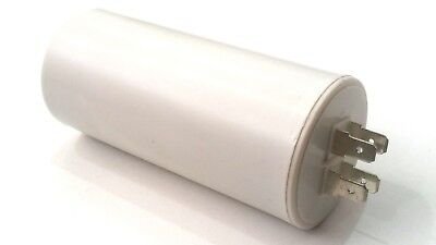 Capacitor 40μF (microfarads), 450V, SC1141, , 4 x contacts + screw Kondensatoriai