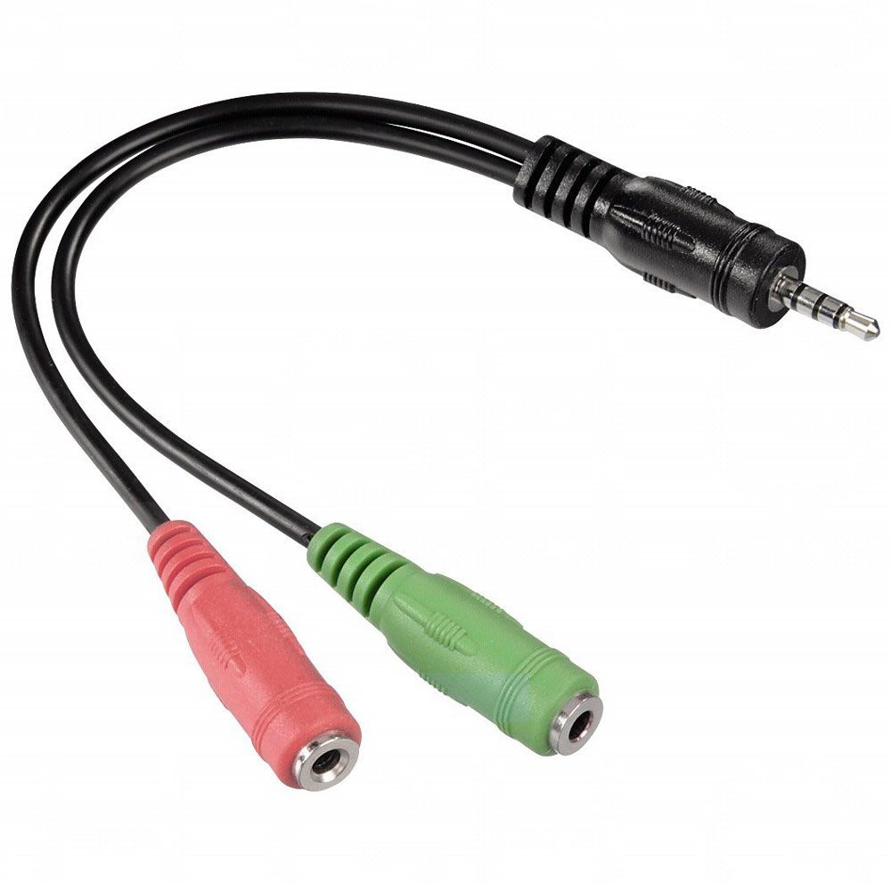 Audio adapteris.ADAPTER JACK 3,5MM 4 PIN WT/2GN JACK 3,5MM 3 PIN Kompiuterių, planšečių, žaidimo konsolių, echolotų (iPad, Tab) dalys Wi-Fi adapteriai