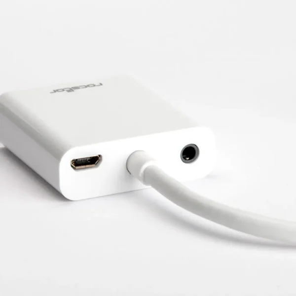 CONVERTER: HDMI ADAPTER MALE > VGA FEMALE, 3.5MM STEREO - Image 2