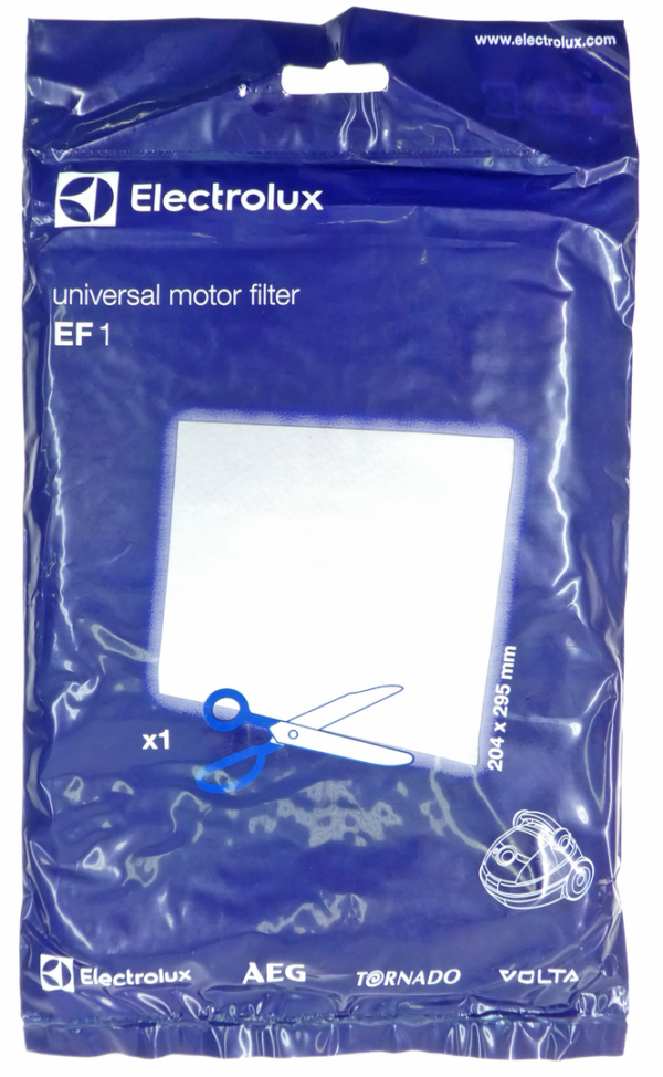 Dulkių siurblio ELECTROLUX / AEG variklio mikro filtras,EF1 EF1 UNIVERSAL MOTOR FILTER