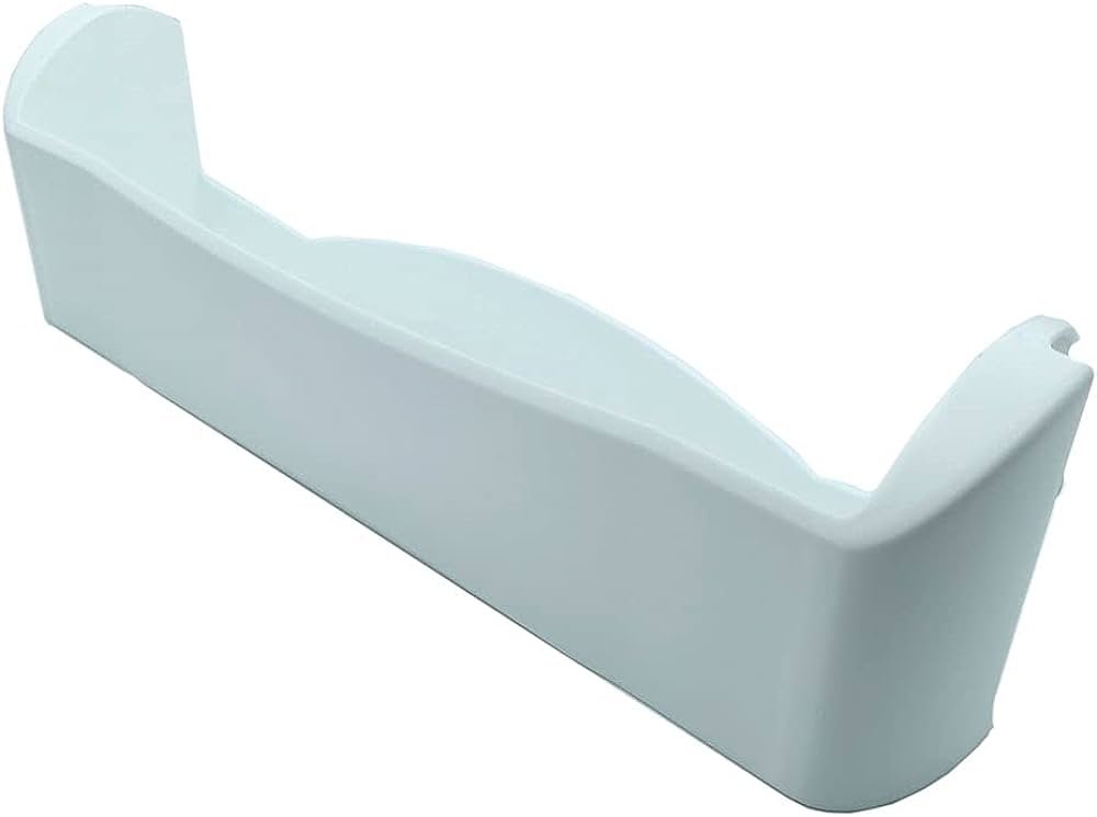 Šaldytuvo FAGOR durų lentynėlė, visas ilgis 494mm (460mm iki laikiklių), plotis 126mm, aukštis 140mm, balta, apatinė Buitinių šaldytuvų laikikliai, stalčiai, lentynos ir kitos plastmasinės detalės