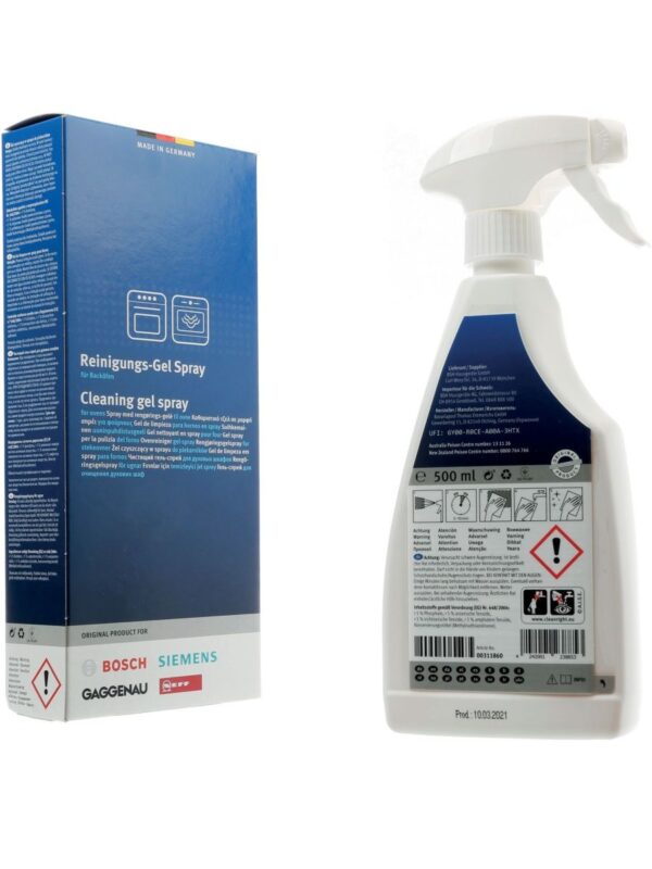 Orkaičių BOSCH/SIEMENS ir kt universali valymo priemonė,purškiamas gelis 500ml - Image 2