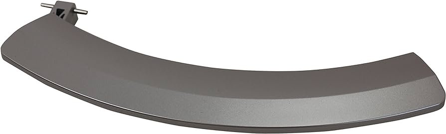 Durų rankenėlė BOSCH, SIEMENS, LOGIXX8, IQ500, IQ700, VARIO PERFECT modeliams, pilka, matinė,orig. Skalbimo mašinų durų rankenėlės, spynų kabliukai